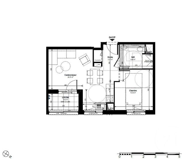 Appartement F2 à louer - 2 pièces - 39.38 m2 - STRASBOURG - 67 - ALSACE - Century 21 Weibel