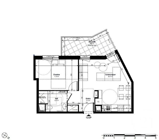 Appartement F2 à louer - 2 pièces - 42.26 m2 - STRASBOURG - 67 - ALSACE - Century 21 Weibel